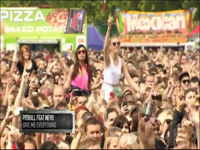 Give Me Everything - Pitbull, Live in Hyde Park, London, UK, 2012