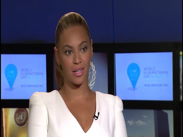 World Humanitarian Day Interview with Valerie Amos and Beyonce