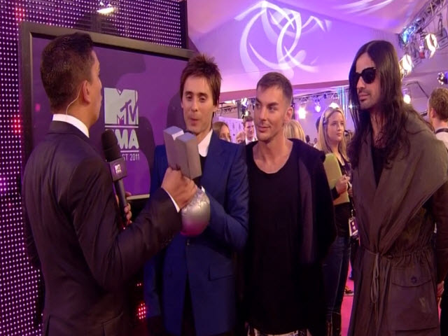 2011 EMA - Red Carpet | Part 16 | Interview w/ 30 Seconds to Mars