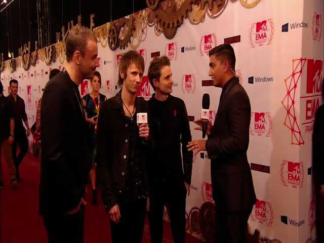 2012 MTV EMA: Red Carpet Interviews - Muse